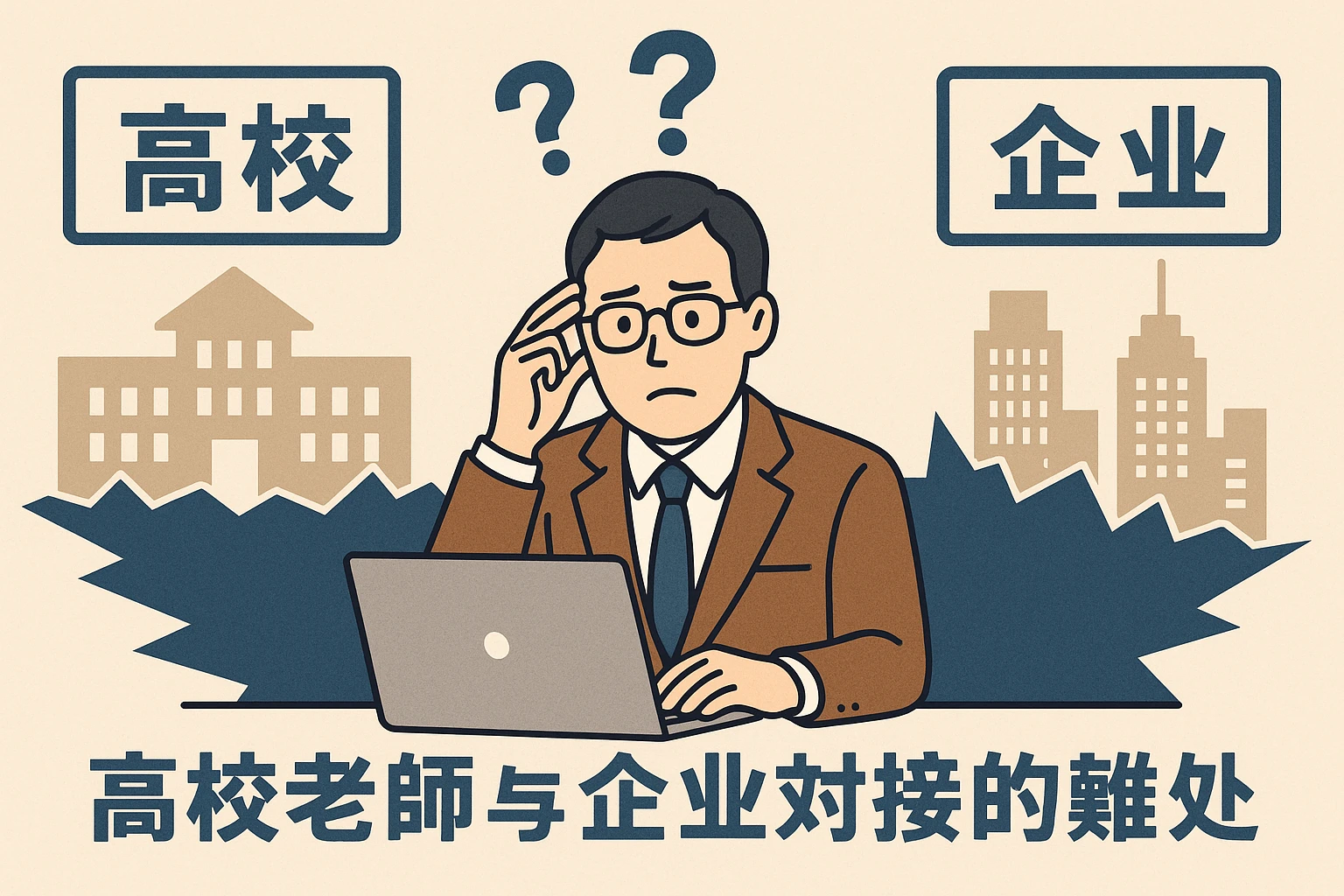 高校老师与企业对接的难处