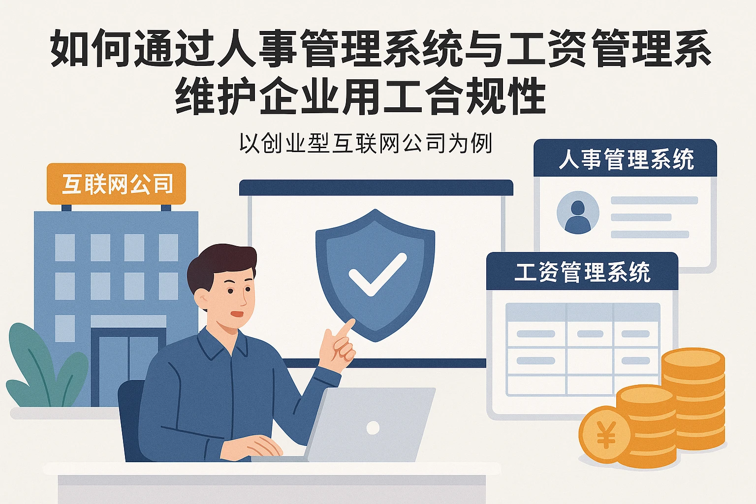 如何通过人事管理系统与工资管理系统维护企业用工合规性——以创业型互联网公司为例