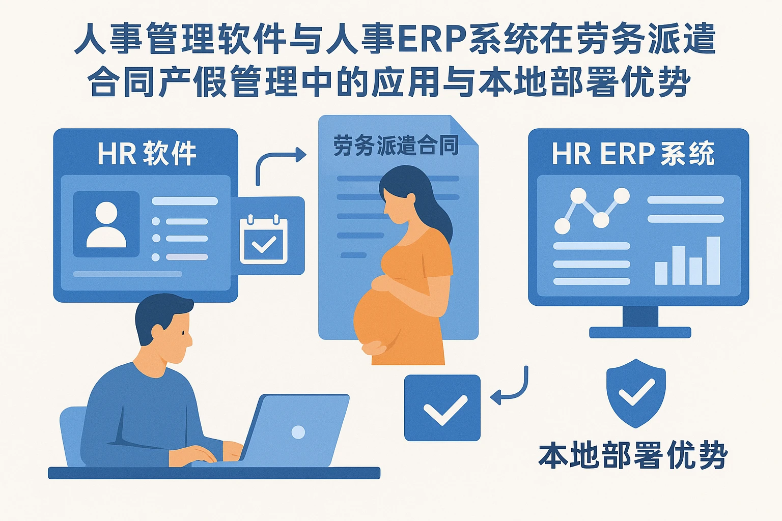 人事管理软件与人事ERP系统在劳务派遣合同产假管理中的应用与本地部署优势