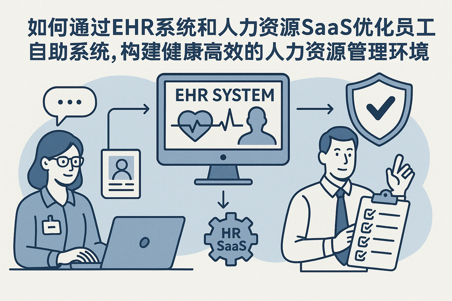 如何通过EHR系统和人力资源SaaS优化员工自助系统,构建健康高效的人力资源管理环境