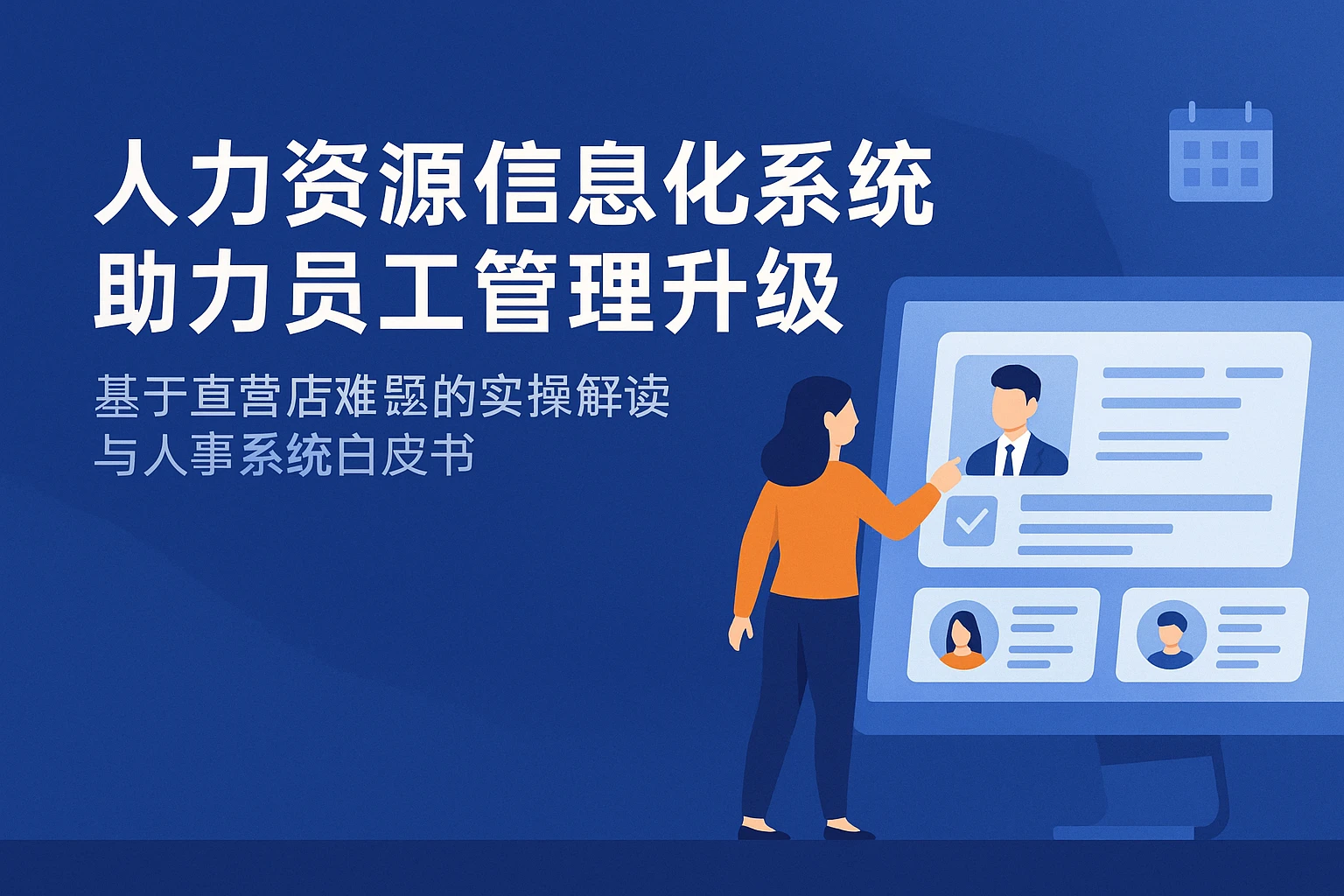 人力资源信息化系统助力员工管理升级——基于直营店难题的实操解读与人事系统白皮书