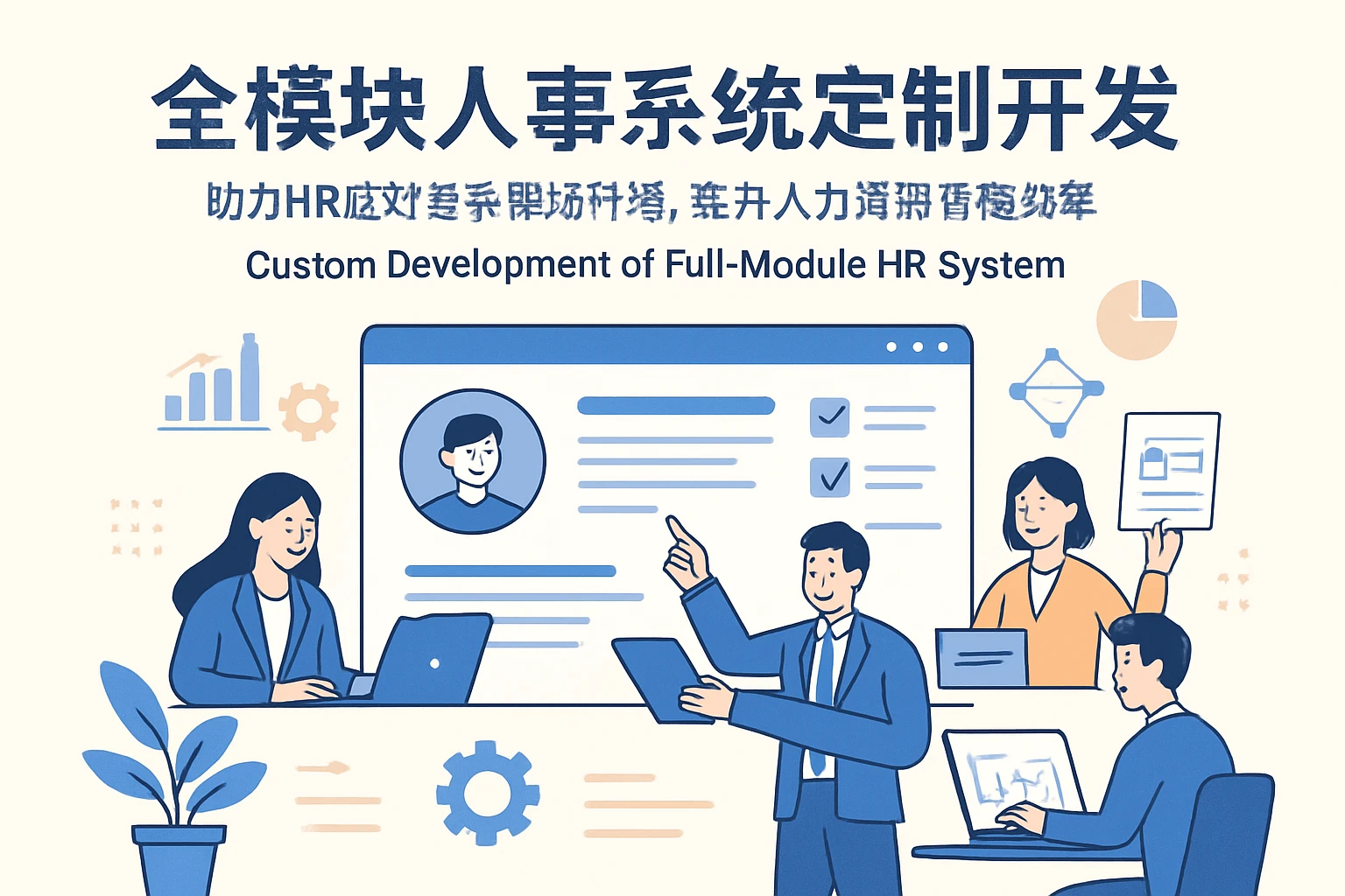 全模块人事系统定制开发：助力HR应对复杂职场环境，提升人力资源管理效率