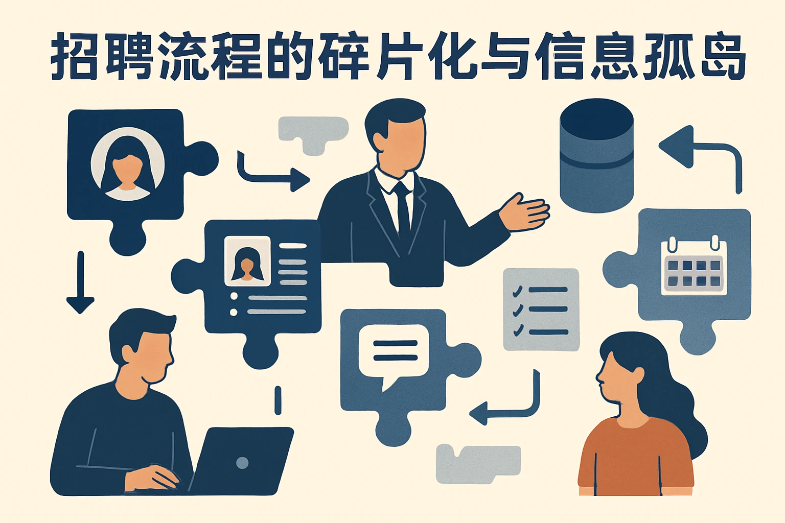 招聘流程的碎片化与信息孤岛