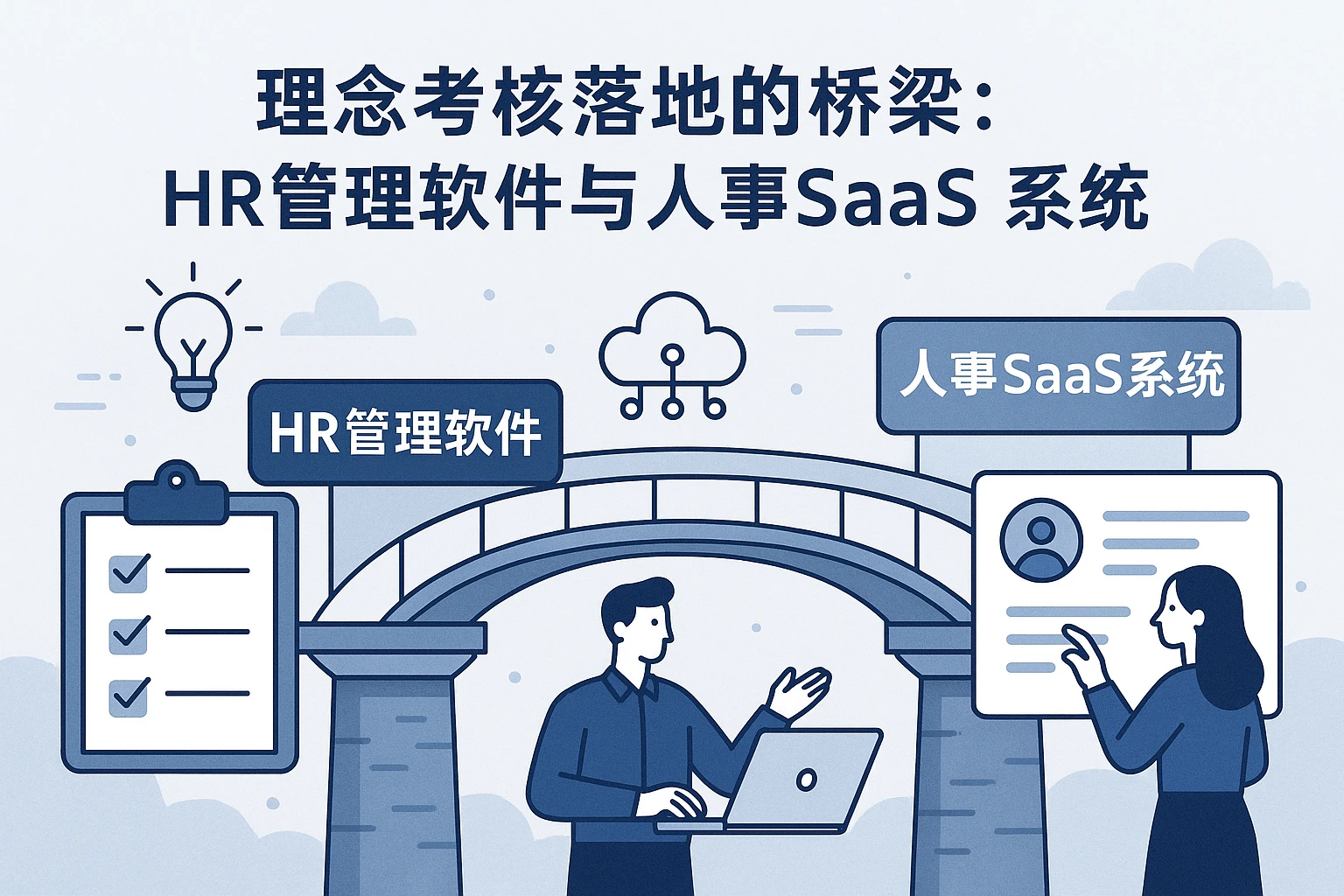 理念考核落地的桥梁：HR管理软件与人事SaaS系统