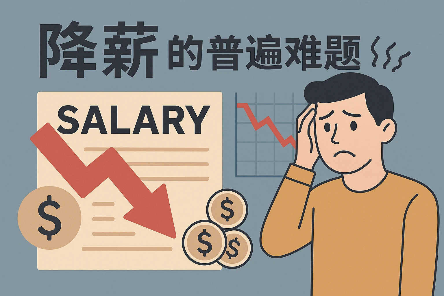 针对降薪的普遍难题