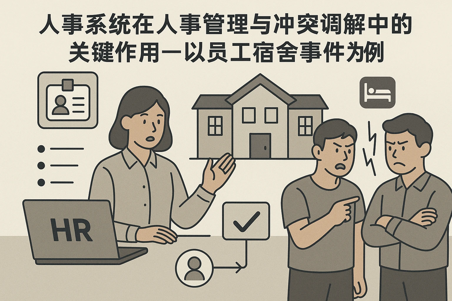 人事系统在员工管理与冲突调解中的关键作用——以员工宿舍事件为例