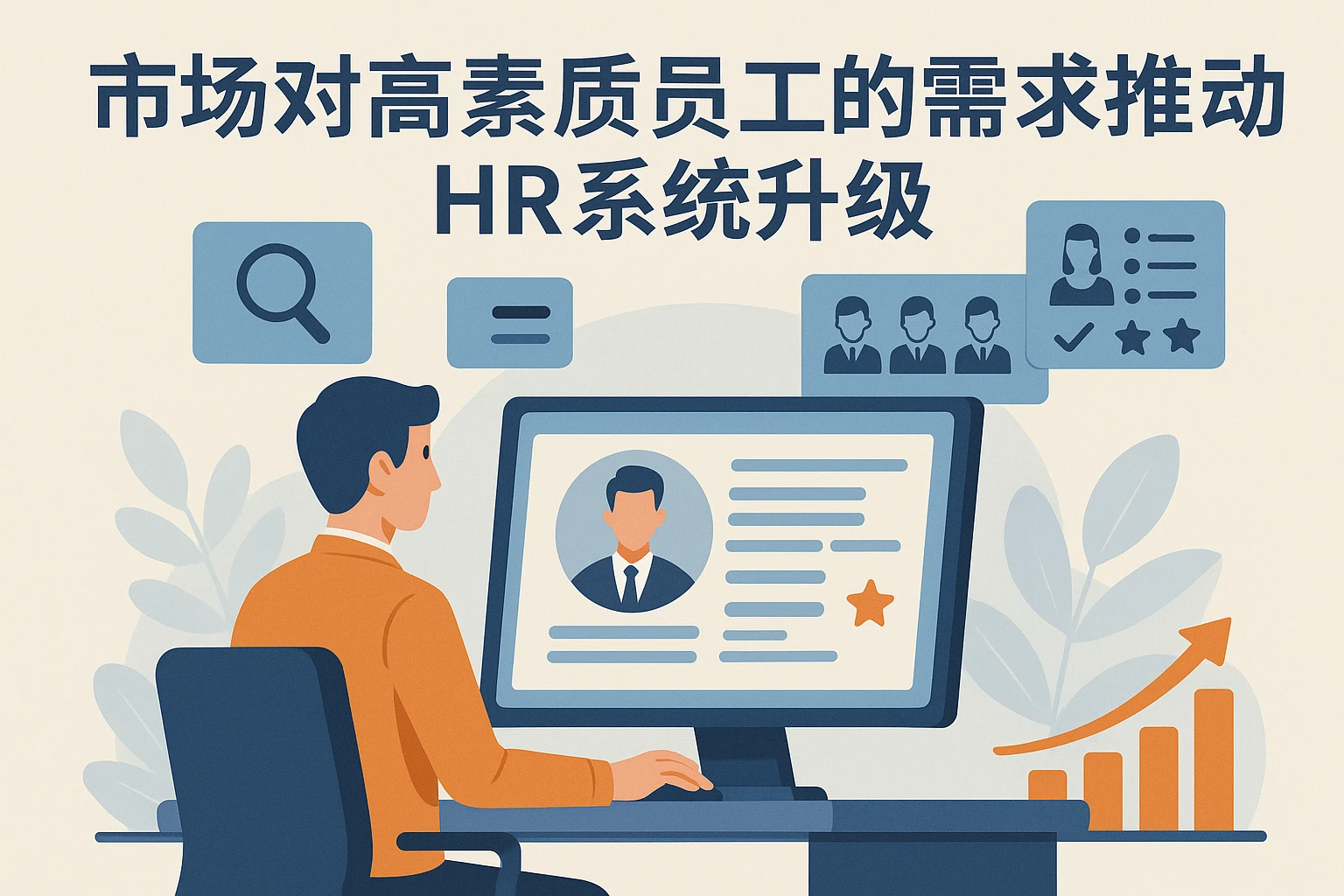 市场对高素质员工的需求推动HR系统升级