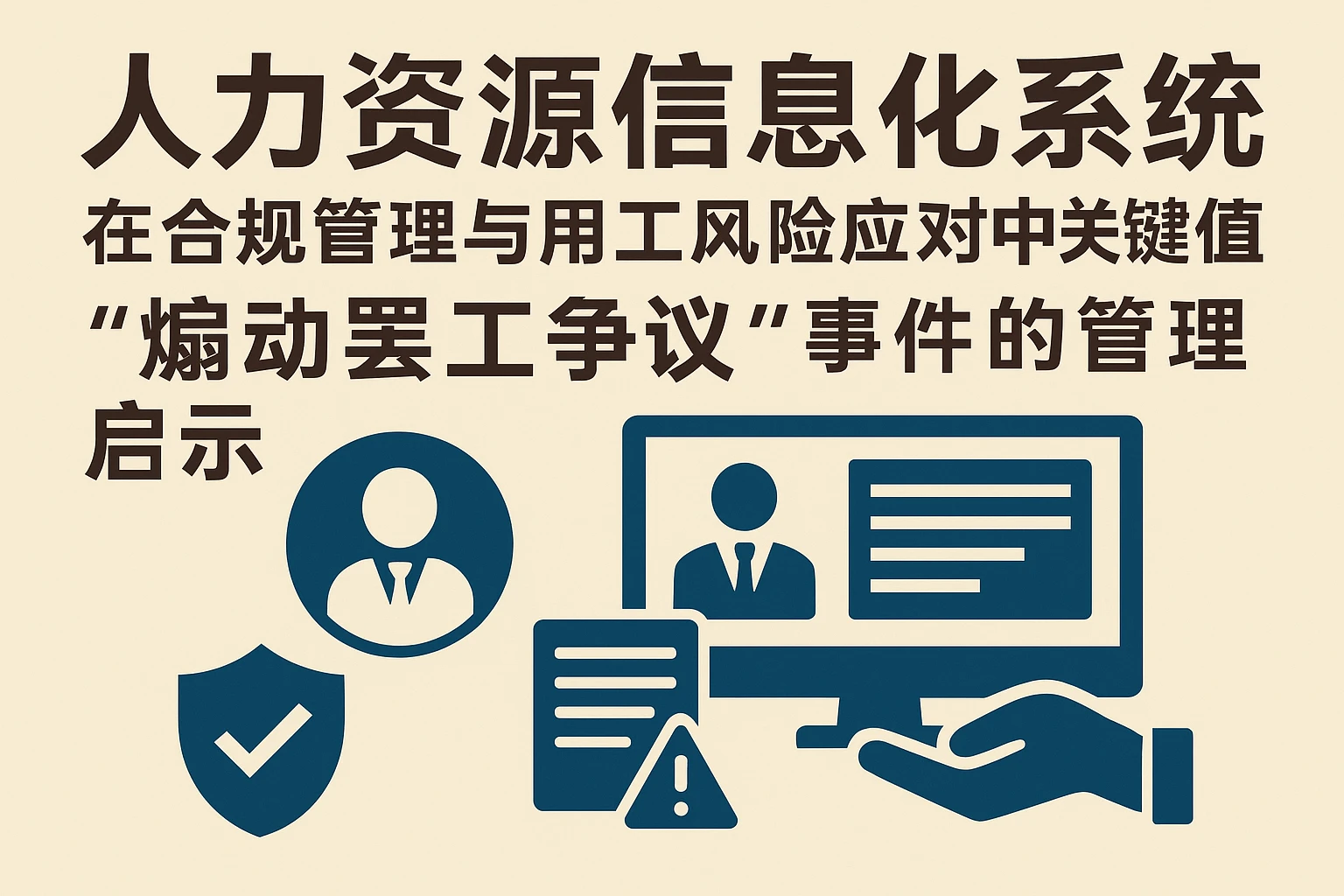 人力资源信息化系统在合规管理与用工风险应对中的关键价值 —— 基于“煽动罢工争议”事件的管理启示