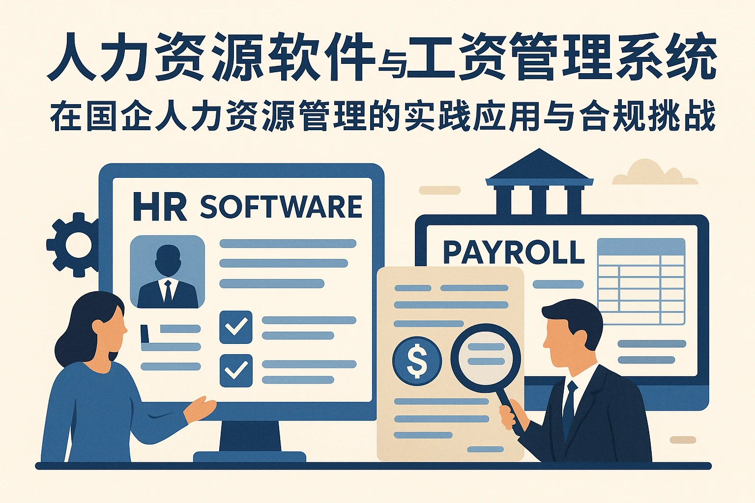 人力资源软件与工资管理系统在国企人力资源管理的实践应用与合规挑战