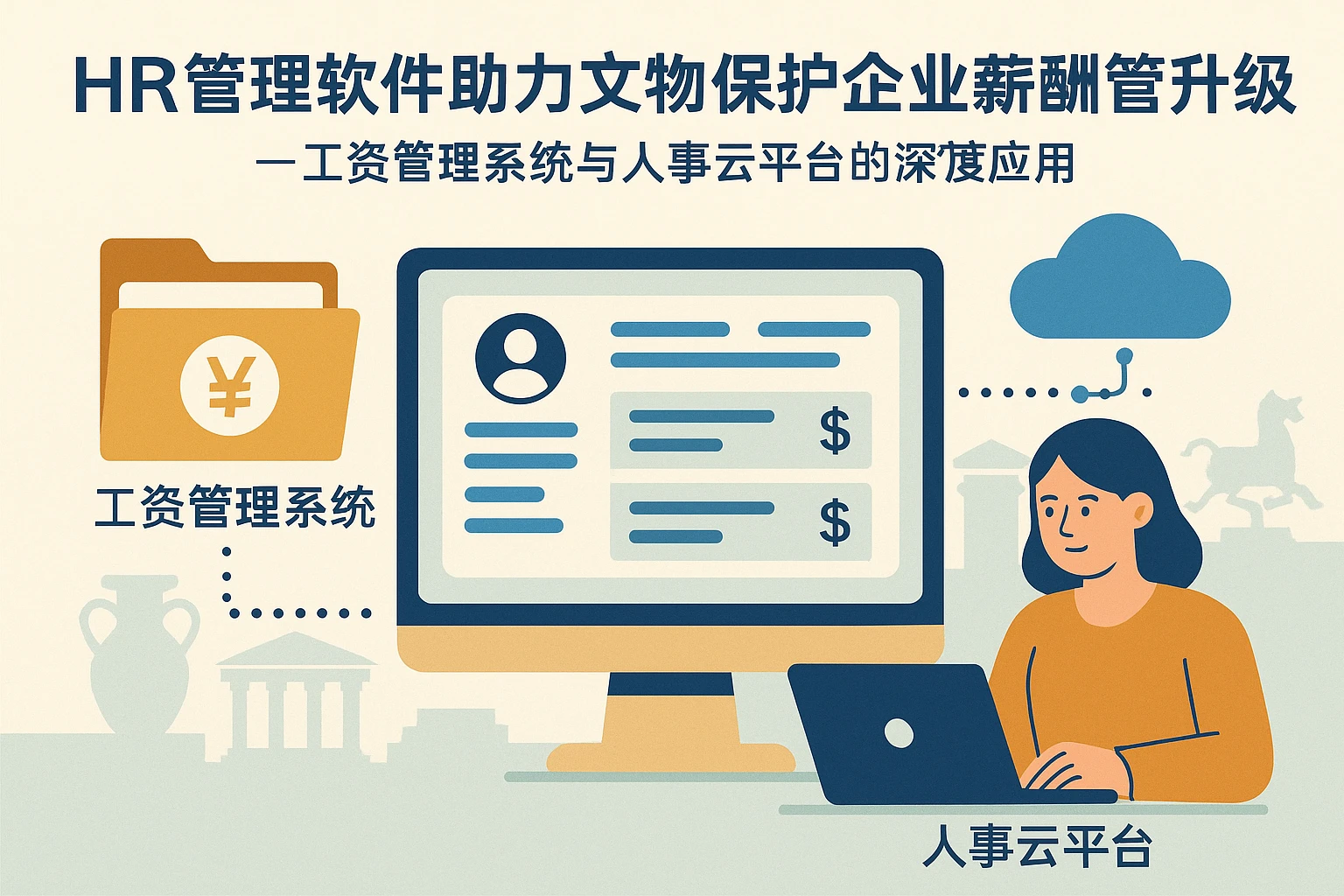 HR管理软件助力文物保护企业薪酬管理升级——工资管理系统与人事云平台的深度应用