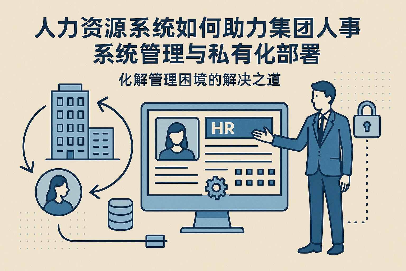 人力资源系统如何助力集团人事系统管理与私有化部署——化解管理困境的解决之道