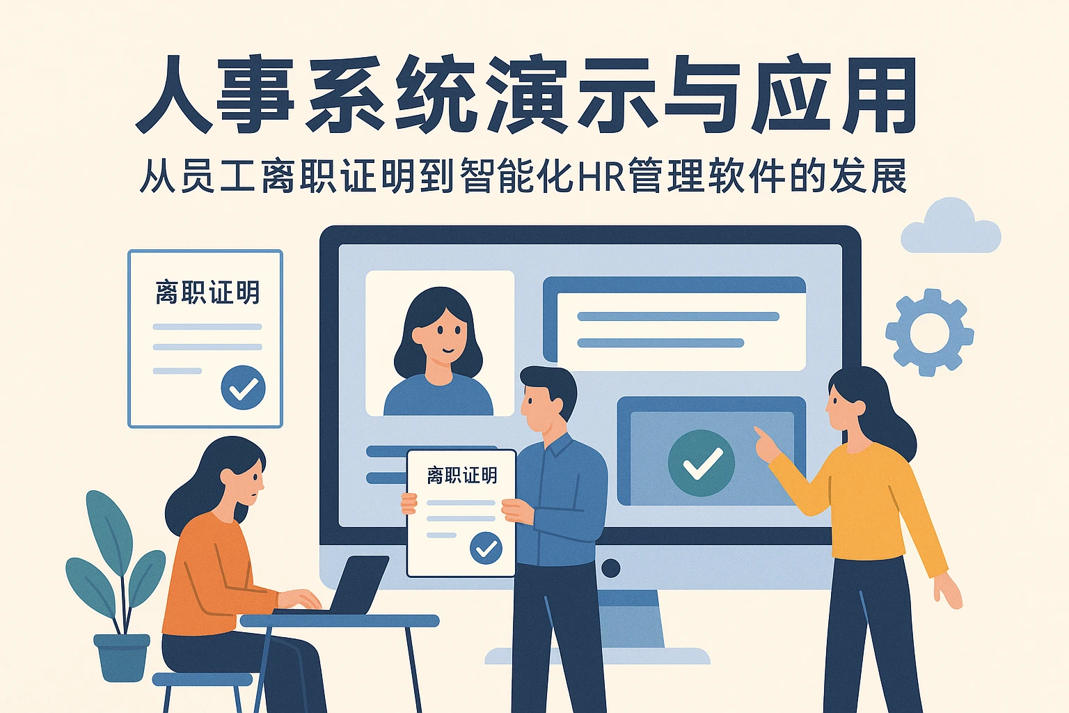 人事系统演示与应用——从员工离职证明到智能化HR管理软件的发展