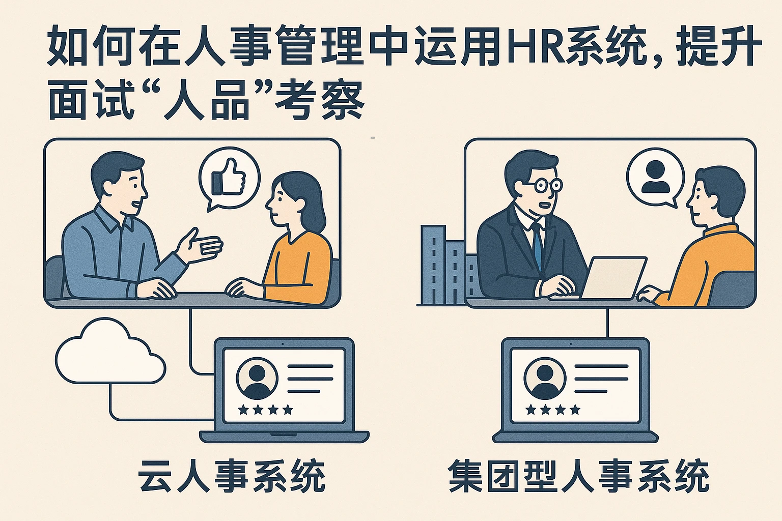 如何在人事管理中运用HR系统，提升面试“人品”考察——以云人事系统与集团型人事系统为核心
