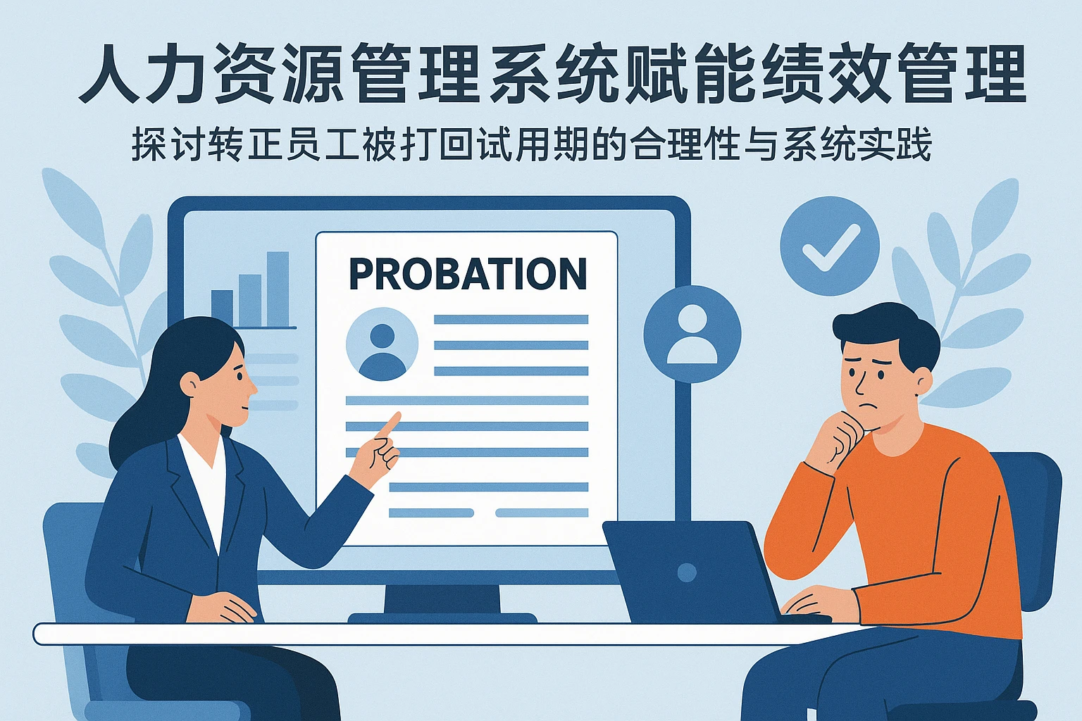 人力资源管理系统赋能绩效管理:探讨转正员工被打回试用期的合理性与系统实践