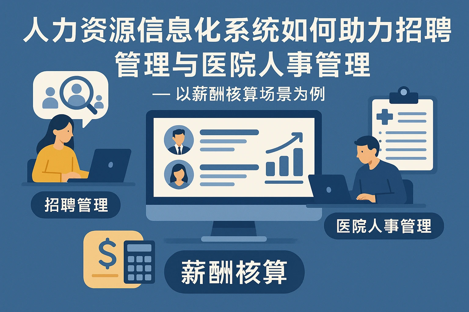人力资源信息化系统如何助力招聘管理与医院人事管理 ——以薪酬核算场景为例