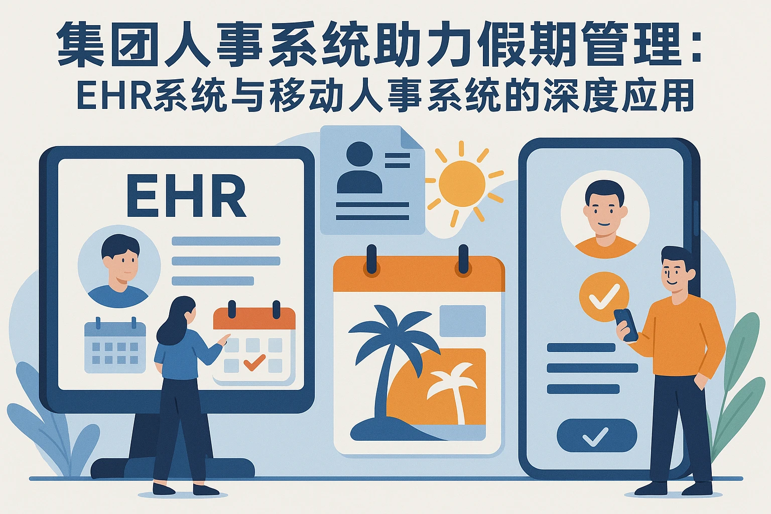 集团人事系统助力假期管理:EHR系统与移动人事系统的深度应用