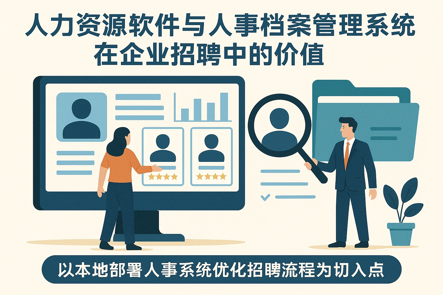 人力资源软件与人事档案管理系统在企业招聘中的价值——以本地部署人事系统优化招聘流程为切入点