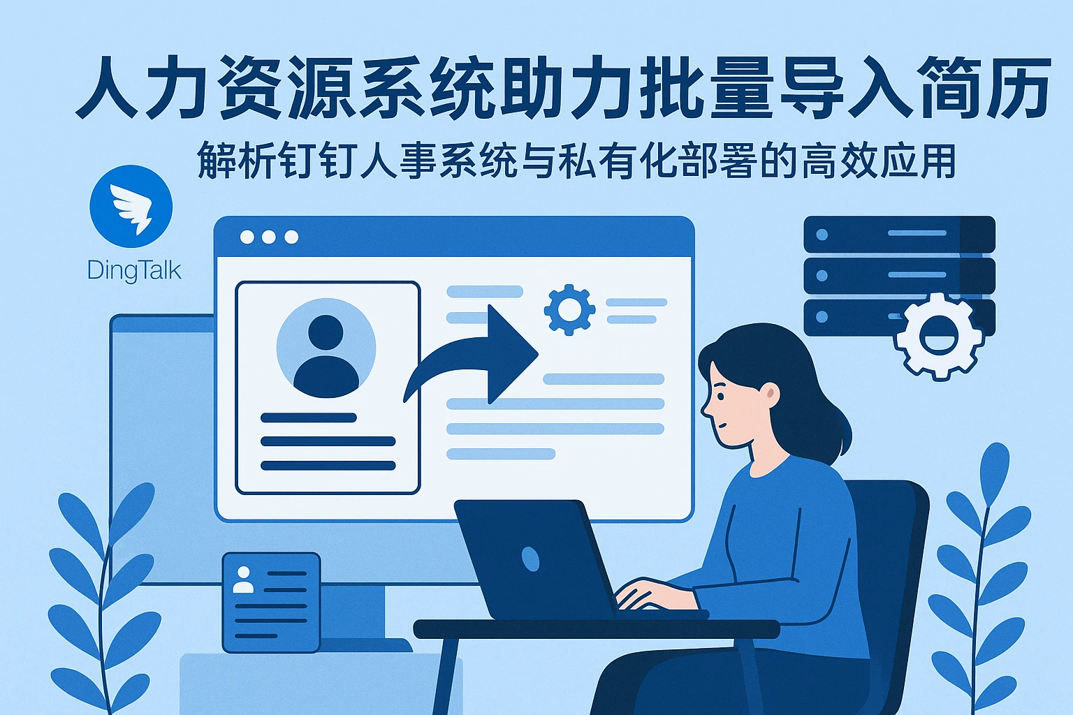人力资源系统助力批量导入简历——解析钉钉人事系统与私有化部署的高效应用