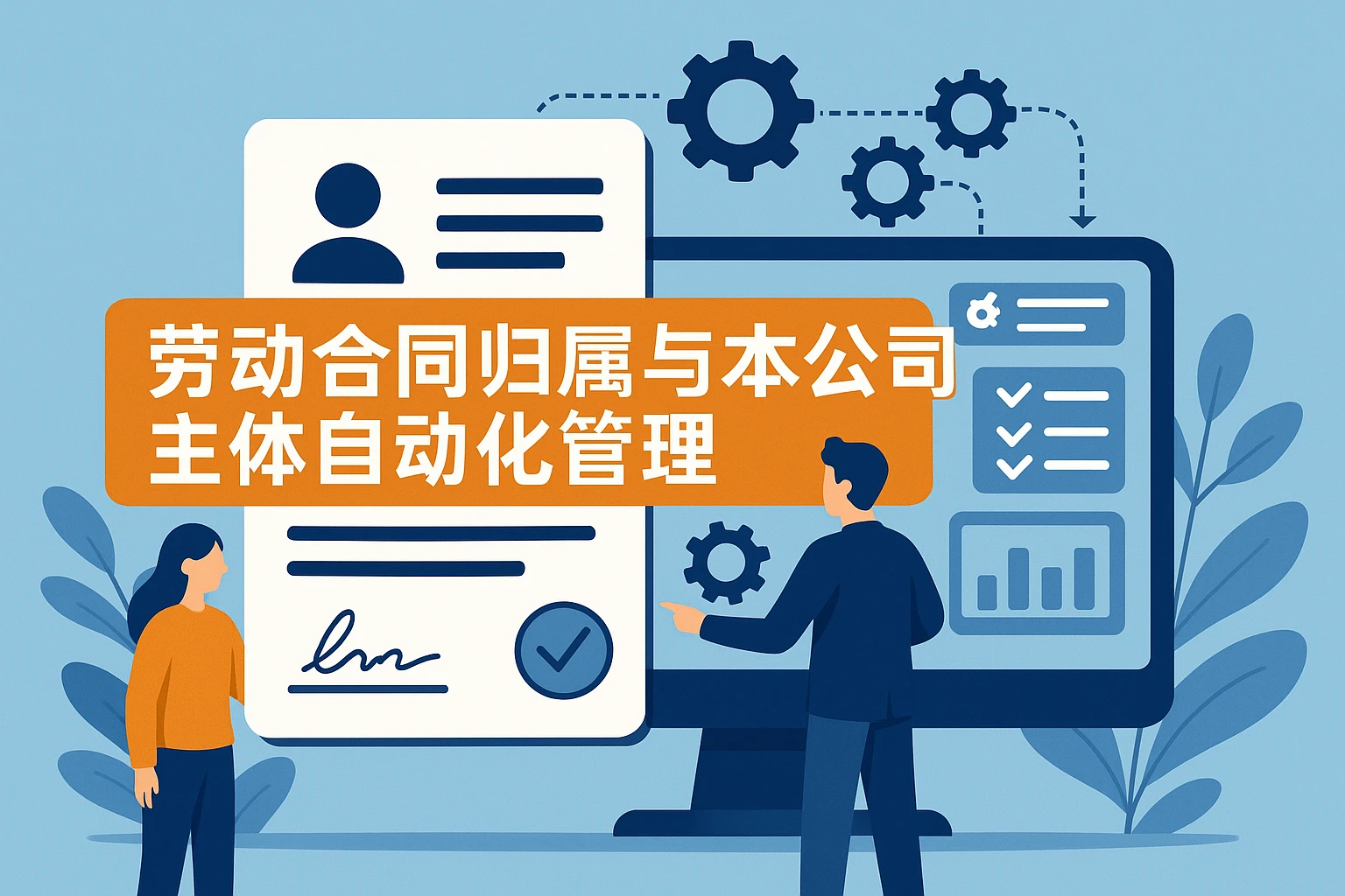 劳动合同归属与本公司主体自动化管理