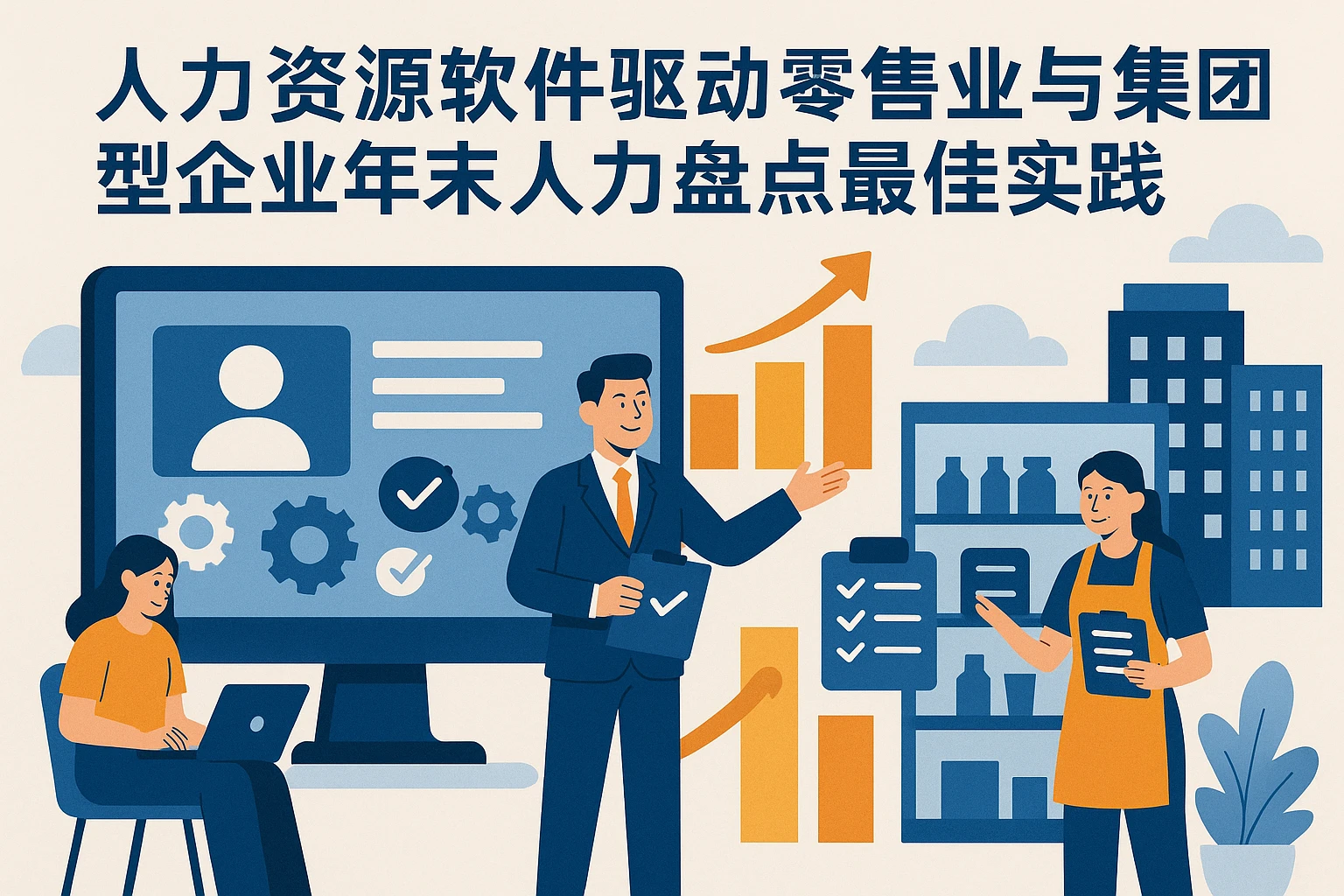 人力资源软件驱动零售业与集团型企业年末人力盘点最佳实践