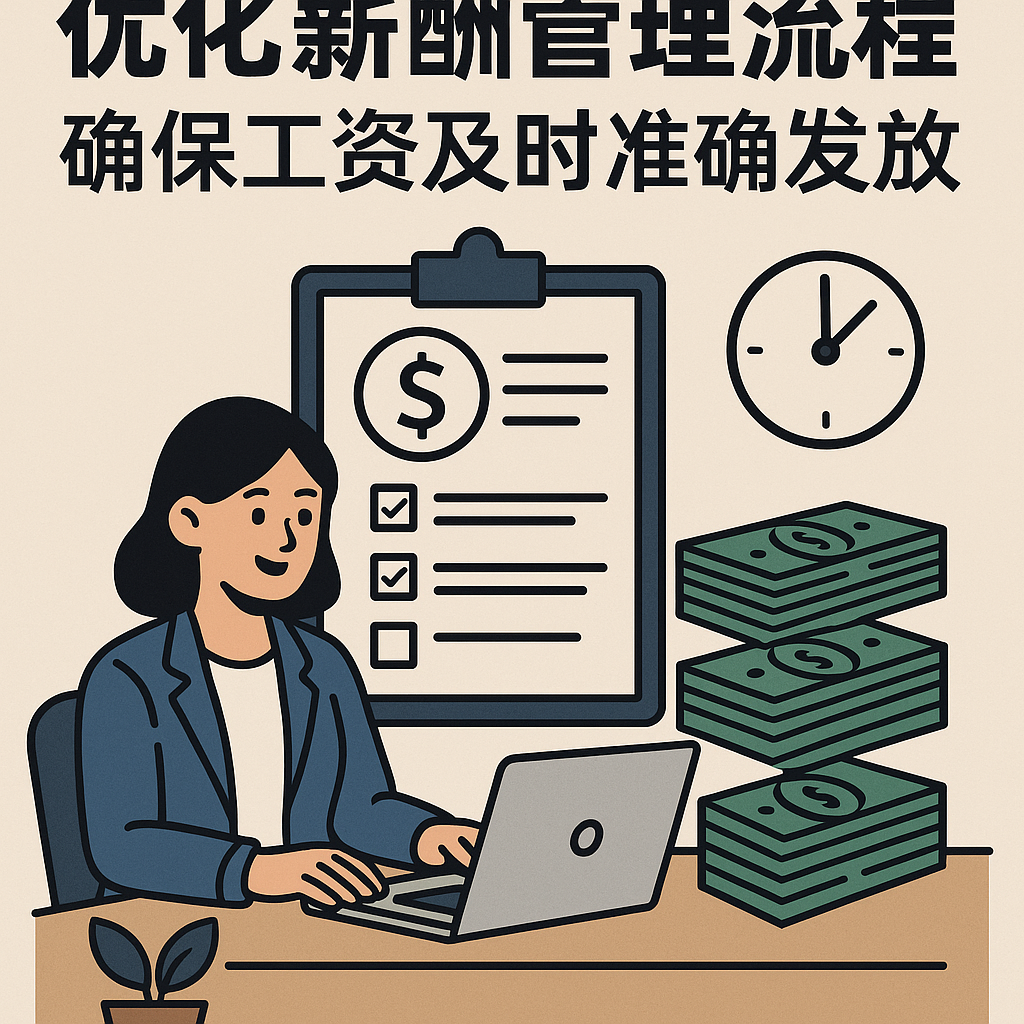 2. 优化薪酬管理流程，确保工资及时准确发放