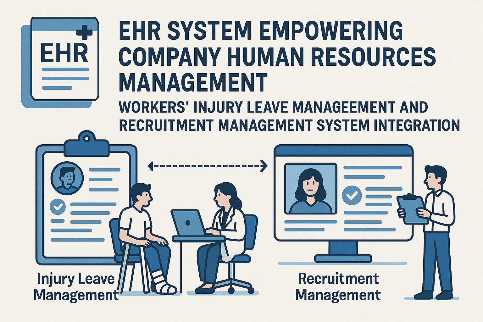 EHR系统赋能企业人事管理：工伤休息管理与招聘管理系统的深度集成