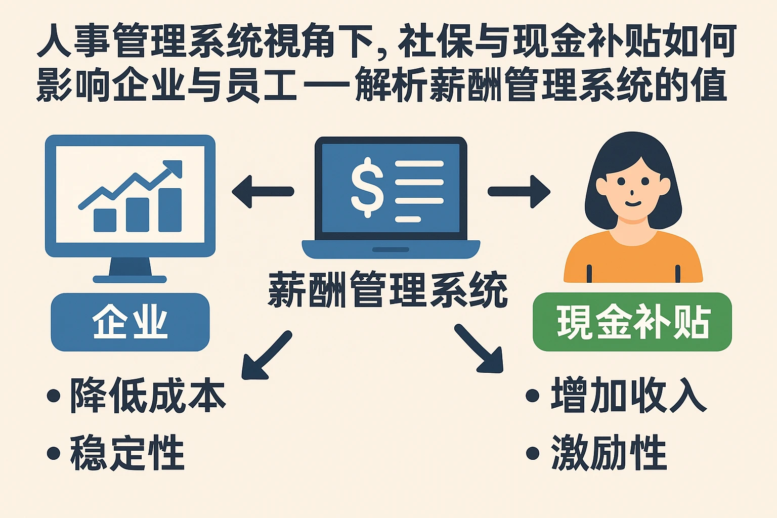 人事管理系统视角下,社保与现金补贴如何影响企业与员工——解析薪酬管理系统的价值
