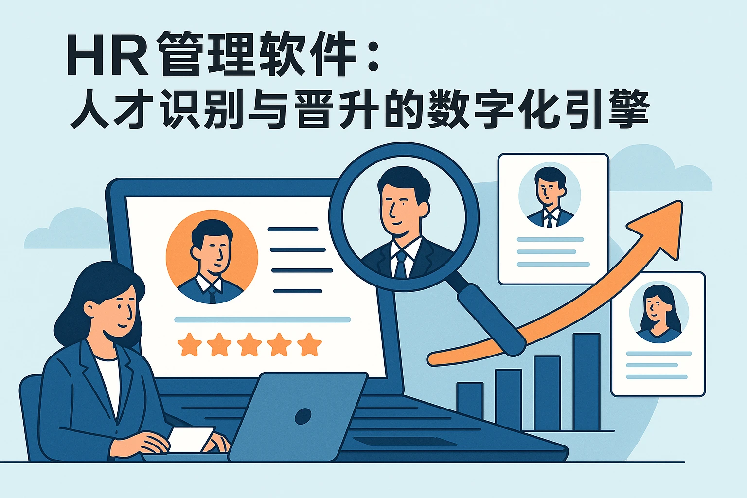 HR管理软件：人才识别与晋升的数字化引擎