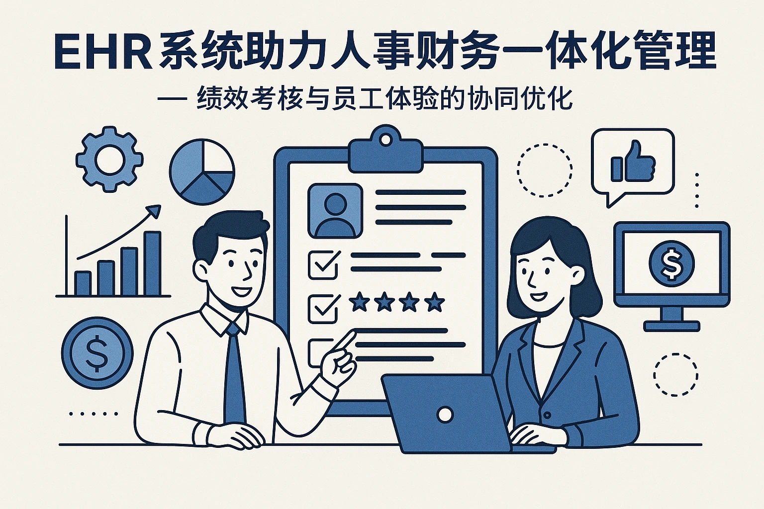 EHR系统助力人事财务一体化管理 —— 绩效考核与员工体验的协同优化