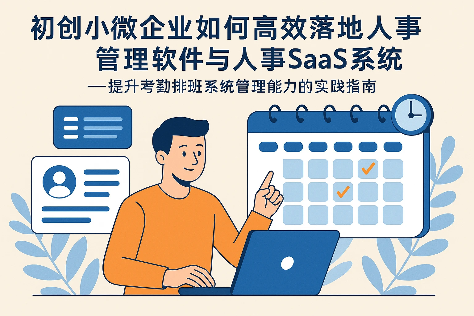 初创小微企业如何高效落地人事管理软件与人事SaaS系统——提升考勤排班系统管理能力的实践指南