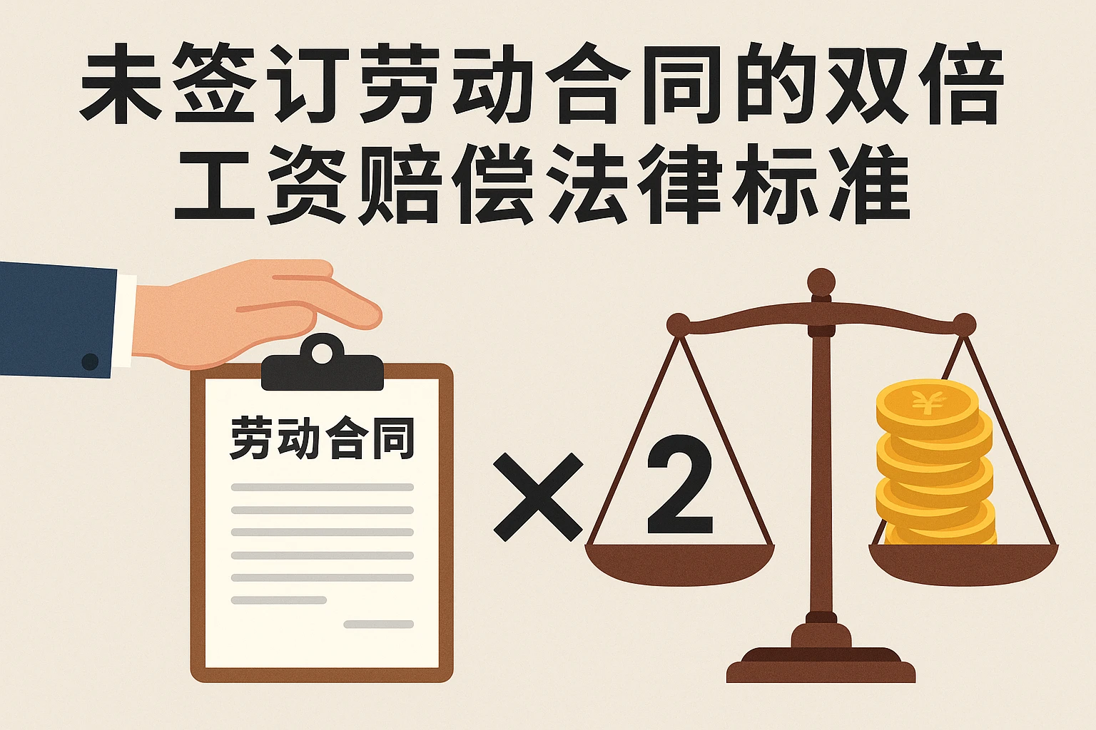 未签订劳动合同的双倍工资赔偿法律标准