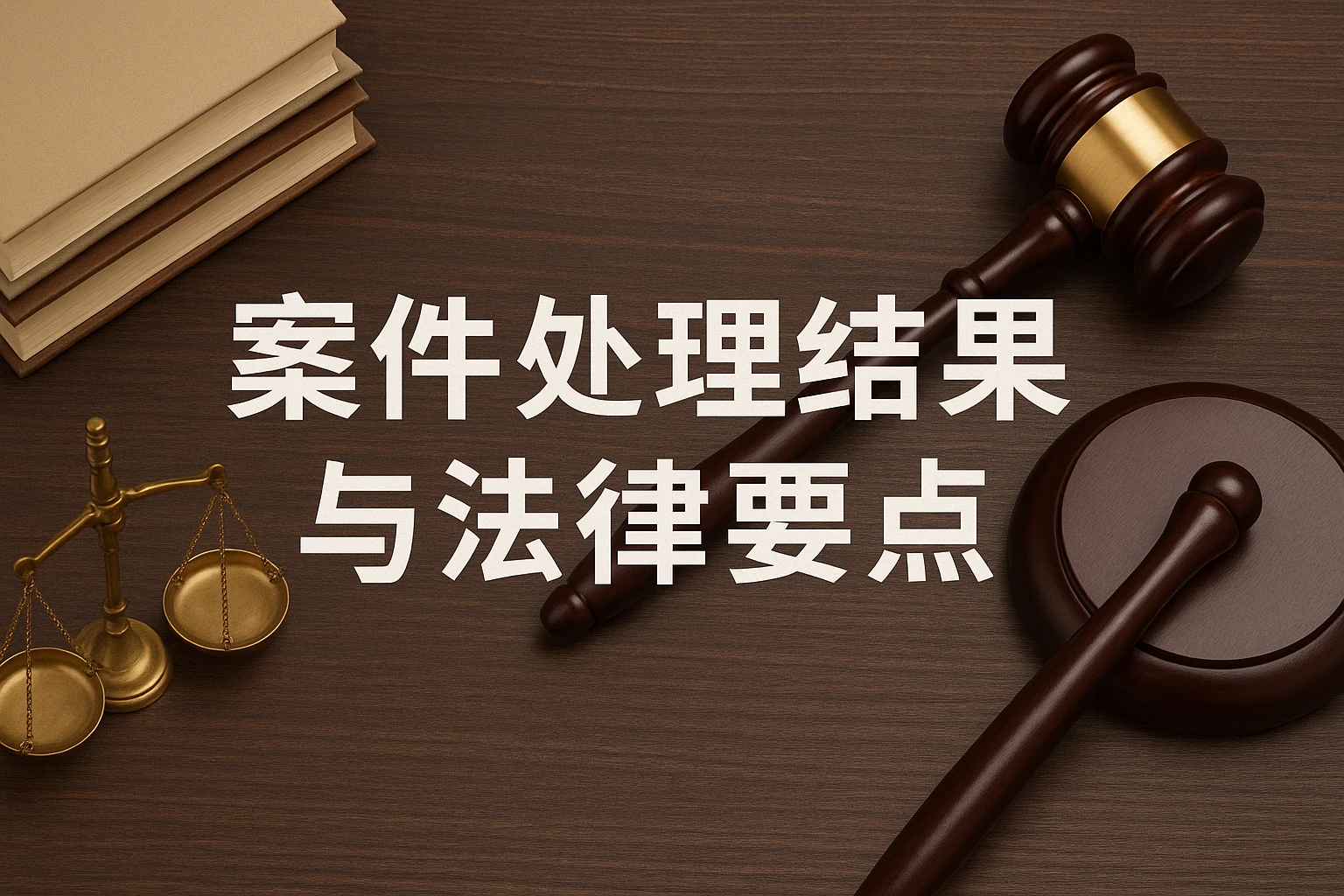 案件处理结果与法律要点