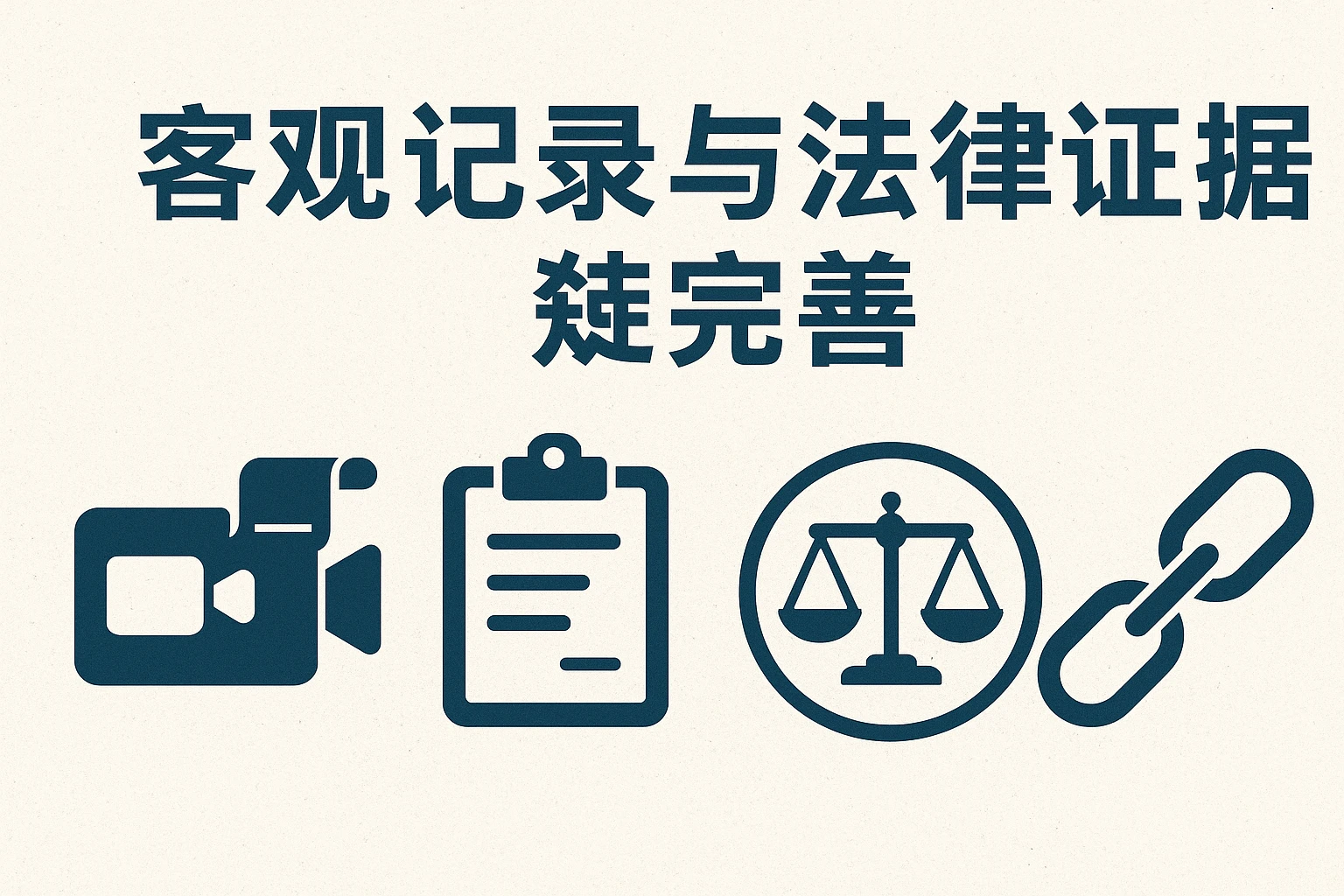 客观记录与法律证据链完善