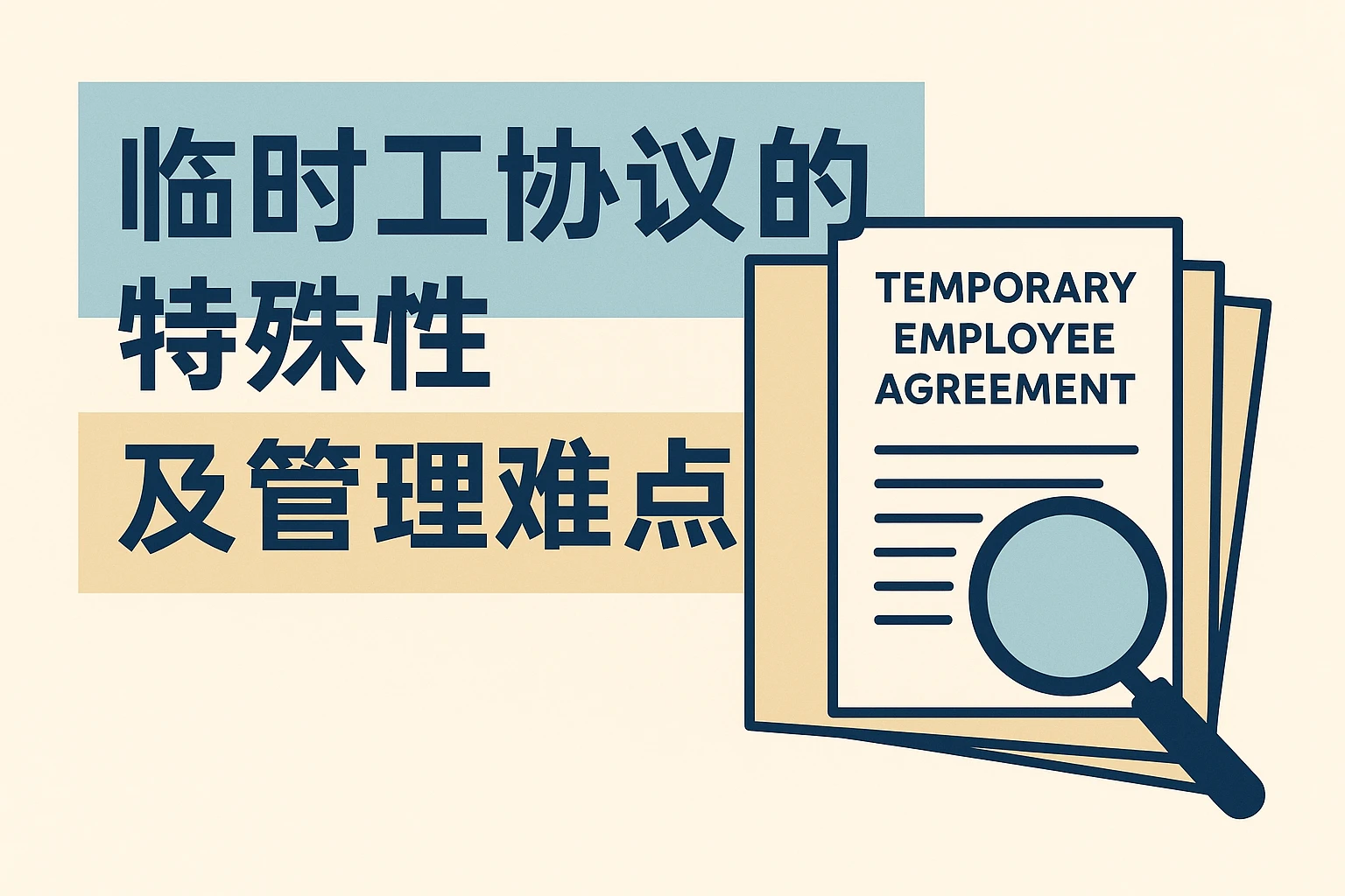 临时工协议的特殊性及管理难点