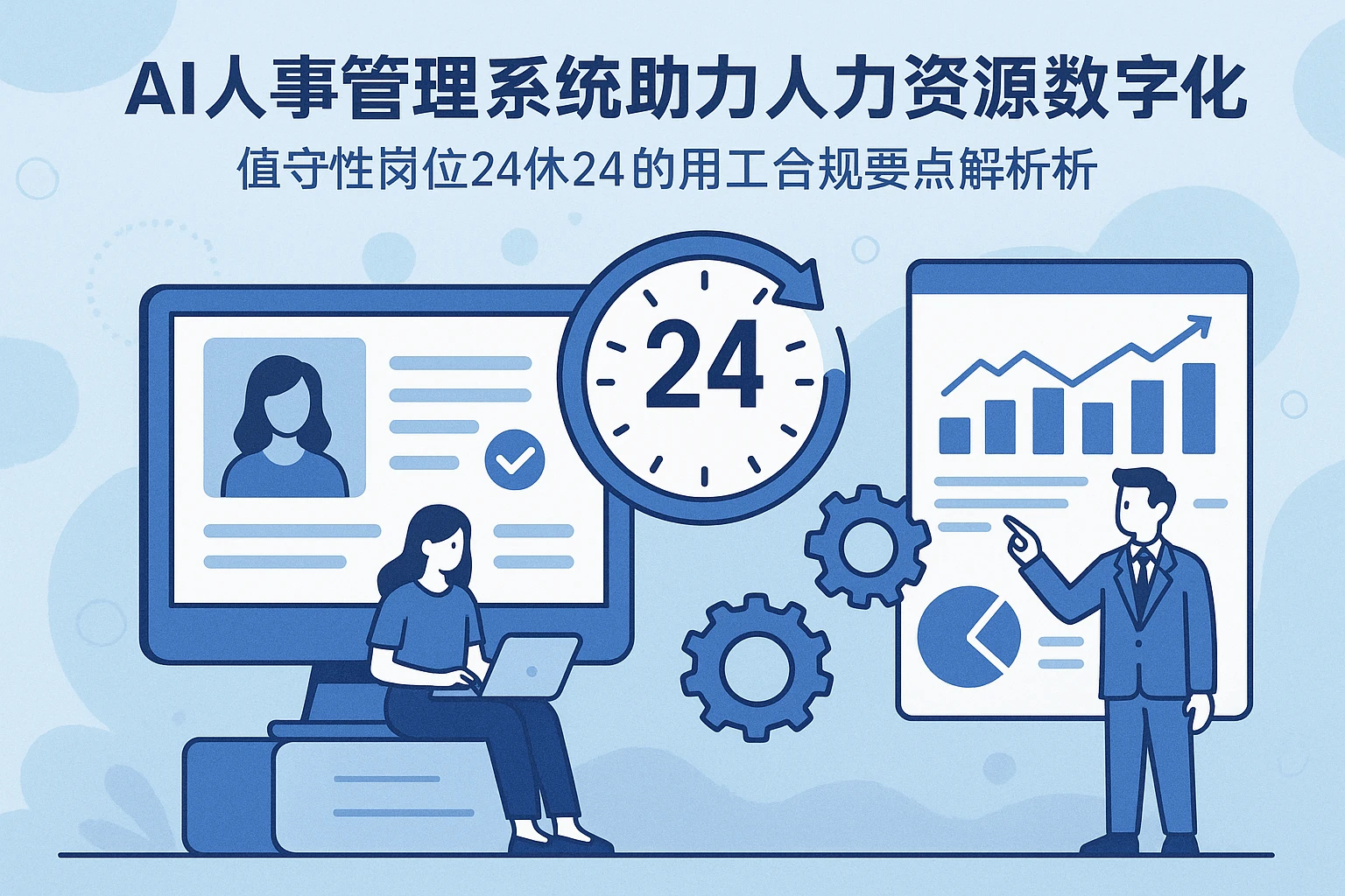 AI人事管理系统助力人力资源数字化，值守性岗位24休24的用工合规要点解析