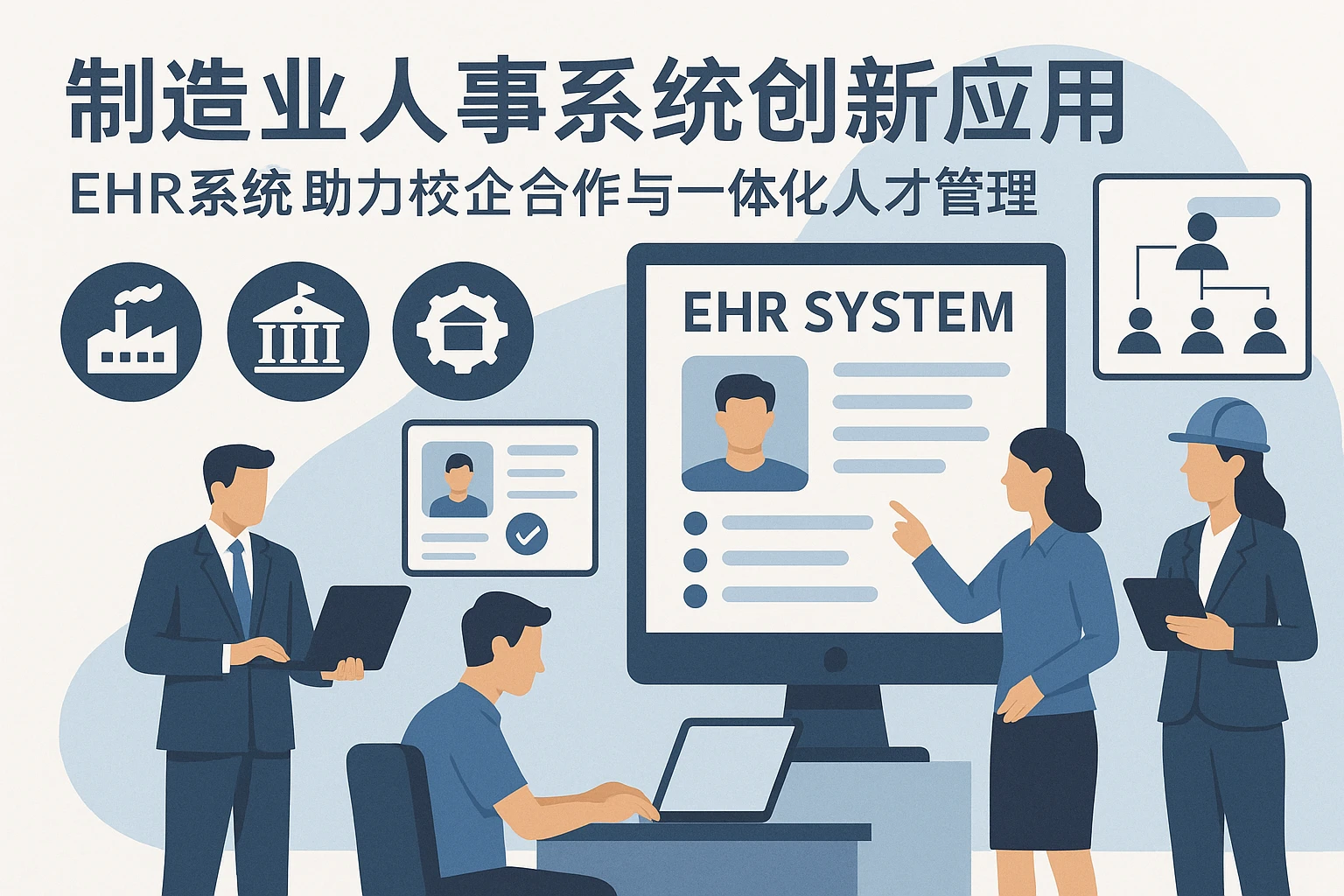 制造业人事系统创新应用：EHR系统助力校企合作与一体化人才管理