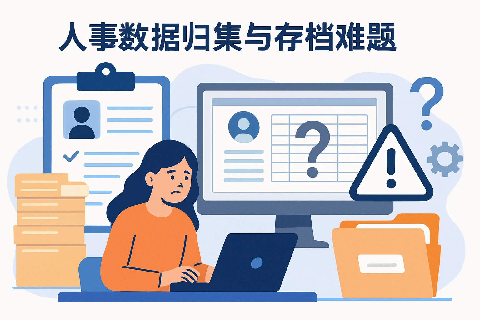 人事数据归集与存档难题