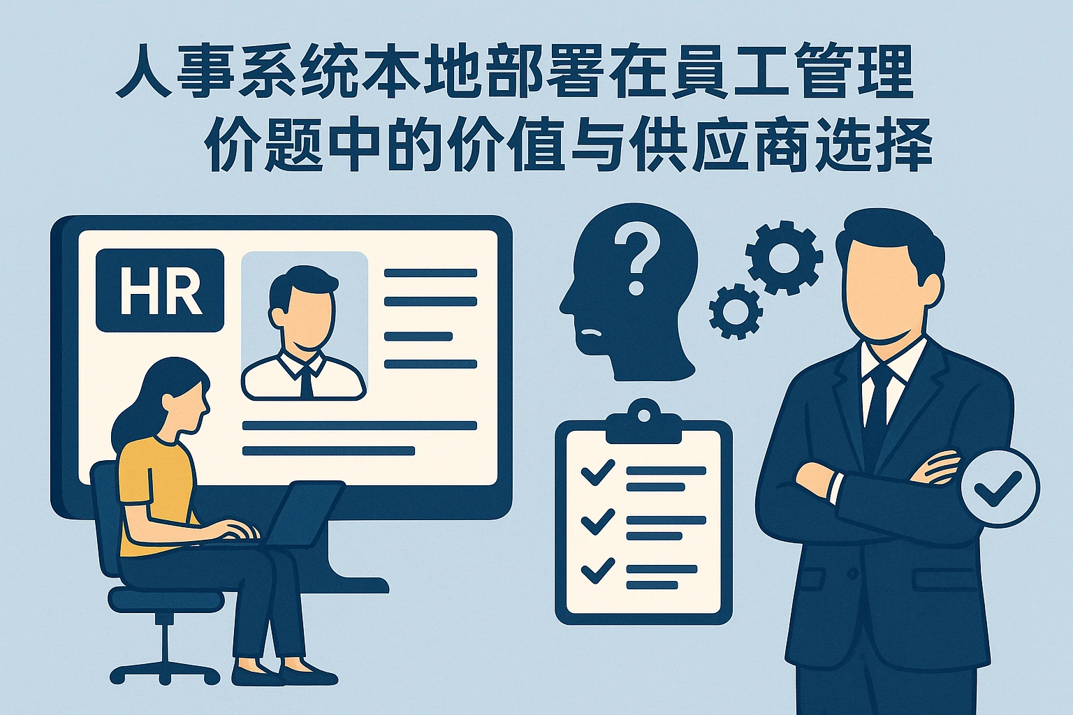 人事系统本地部署在员工管理难题中的价值与供应商选择