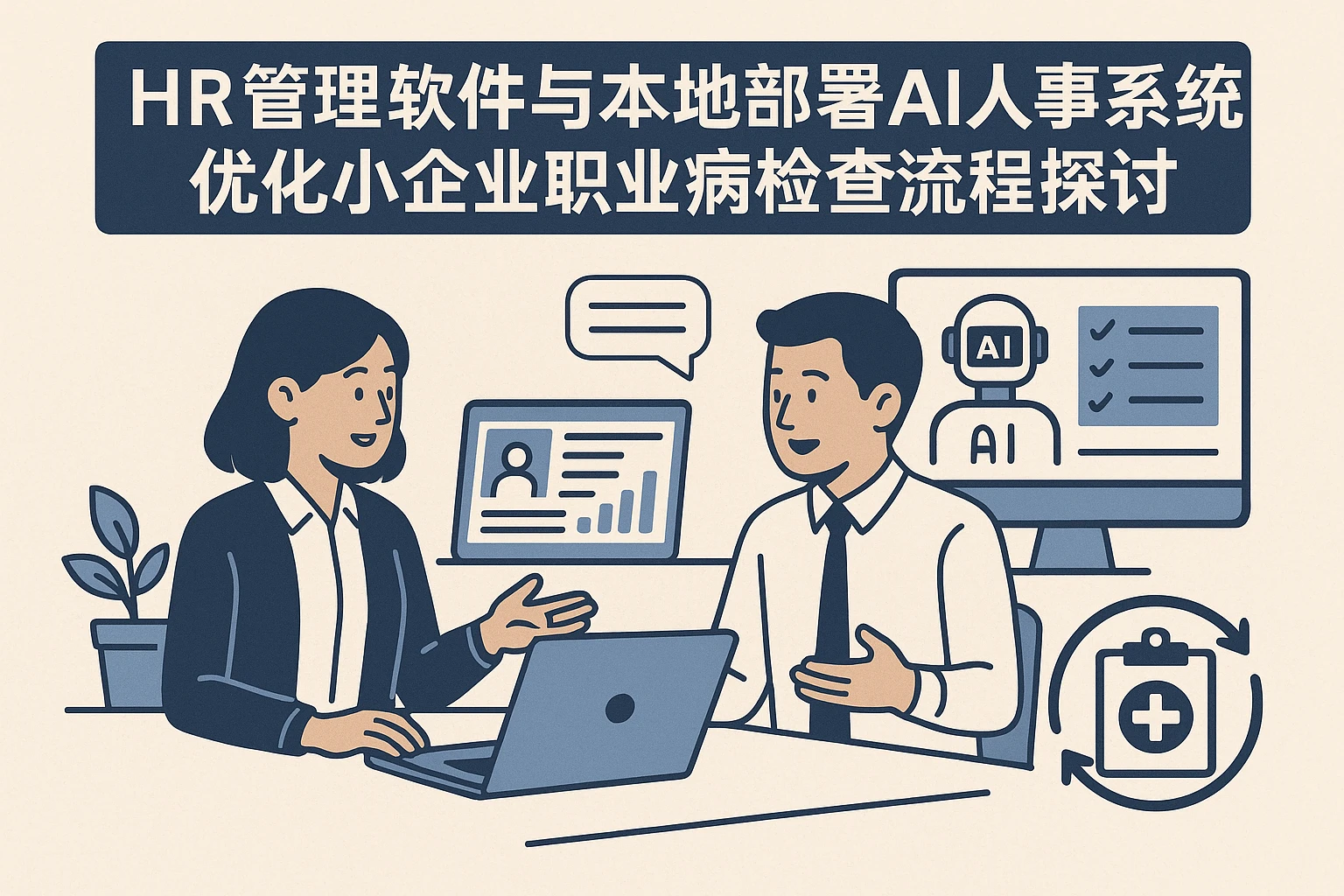 HR管理软件与本地部署AI人事系统优化小企业职业病检查流程探讨