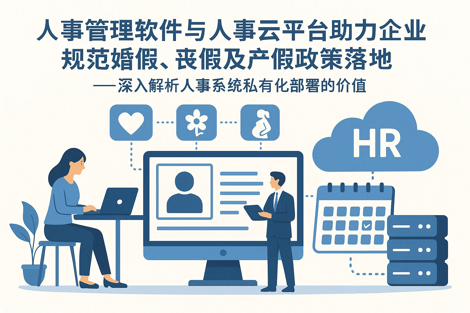 人事管理软件与人事云平台助力企业规范婚假、丧假及产假政策落地 —— 深入解析人事系统私有化部署的价值