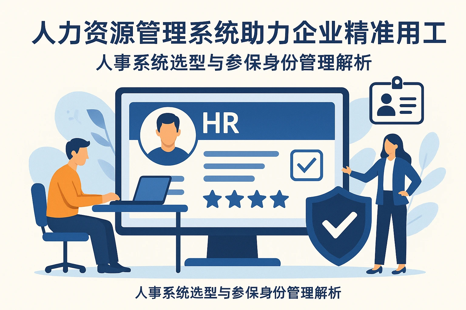 人力资源管理系统助力企业精准用工：人事系统选型与参保身份管理解析