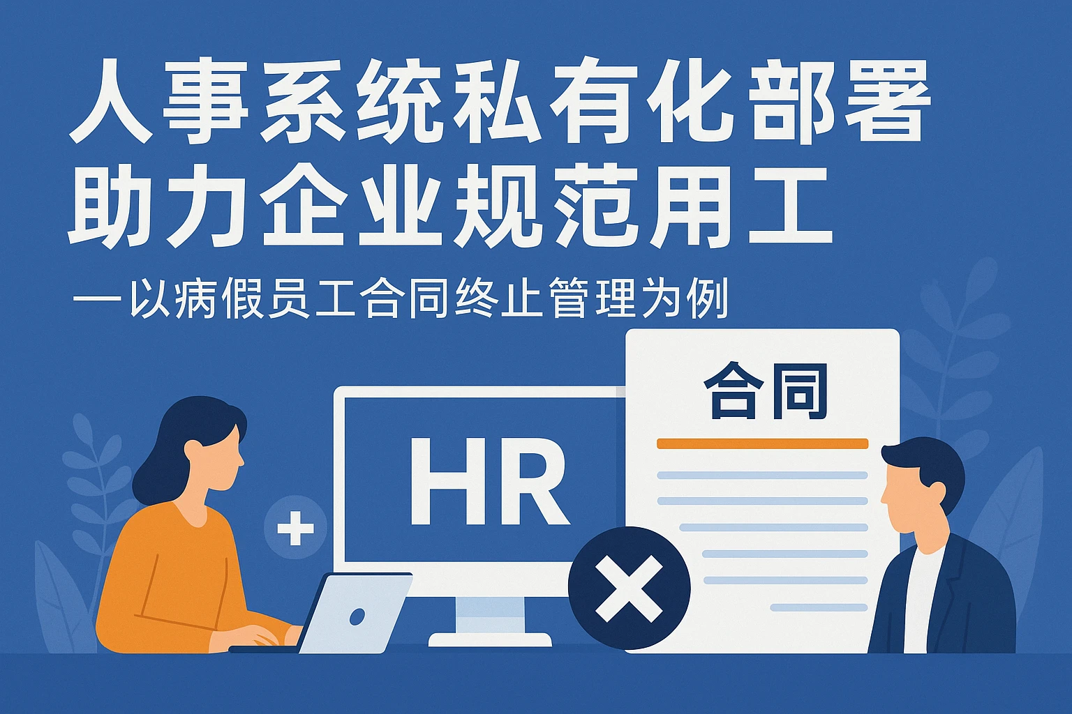 人事系统私有化部署助力企业规范用工——以病假员工合同终止管理为例