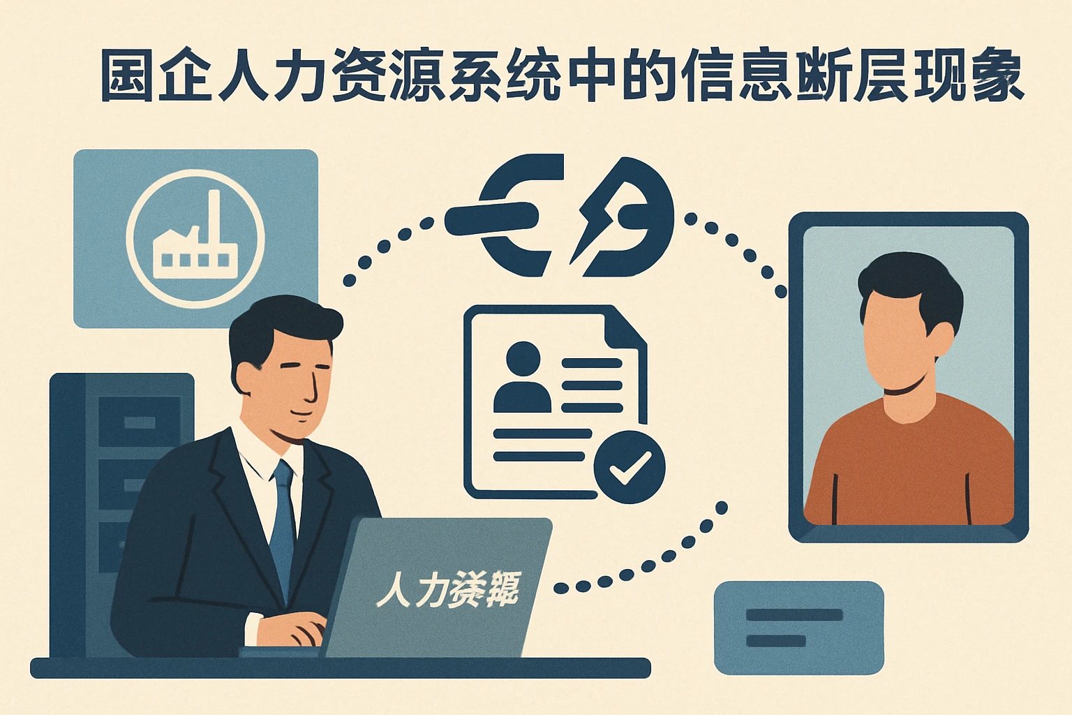 国企人力资源系统中的信息断层现象