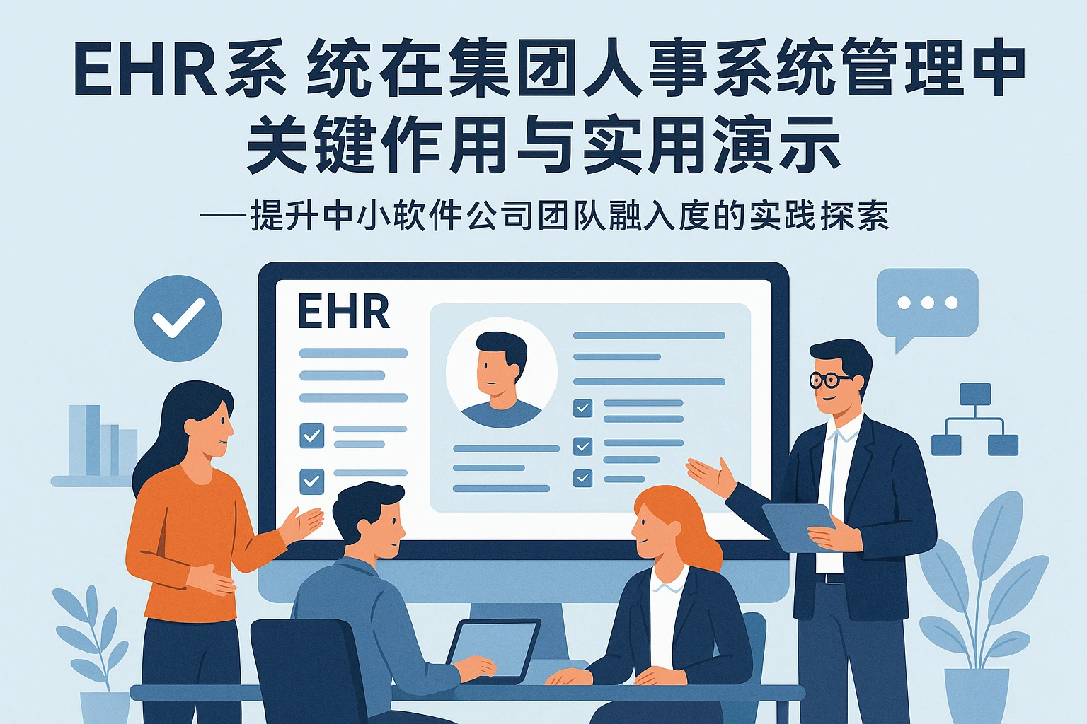 EHR系统在集团人事系统管理中的关键作用与实用演示——提升中小软件公司团队融入度的实践探索