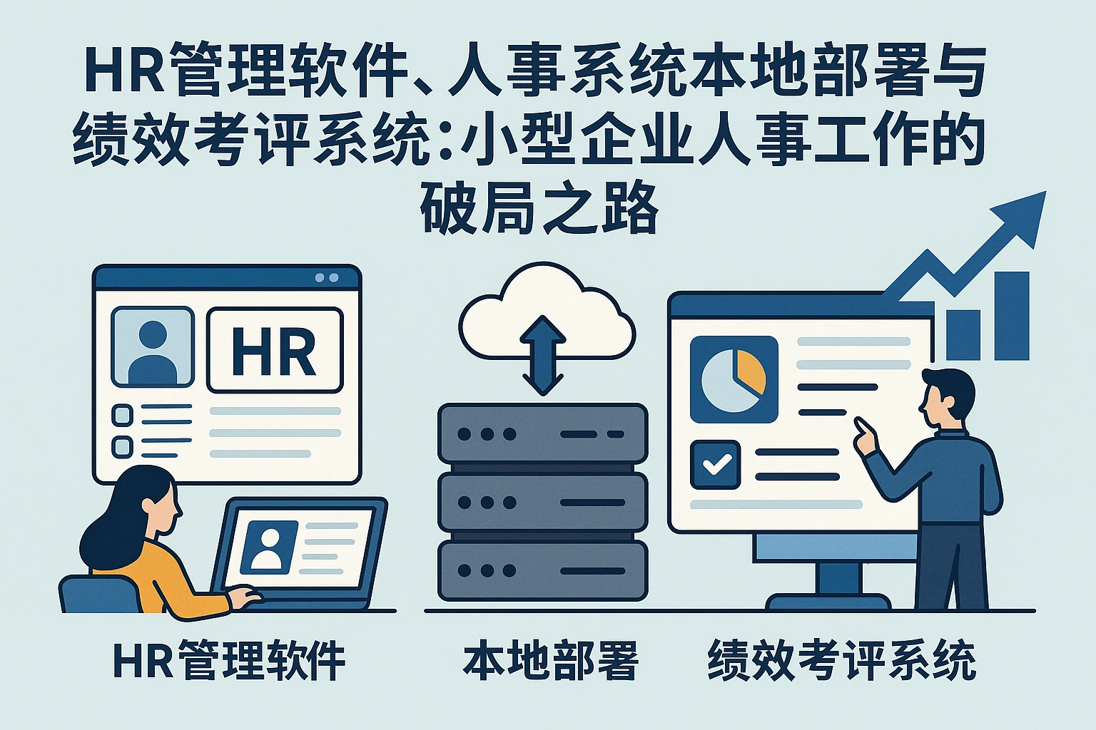 HR管理软件、人事系统本地部署与绩效考评系统：小型企业人事工作的破局之路