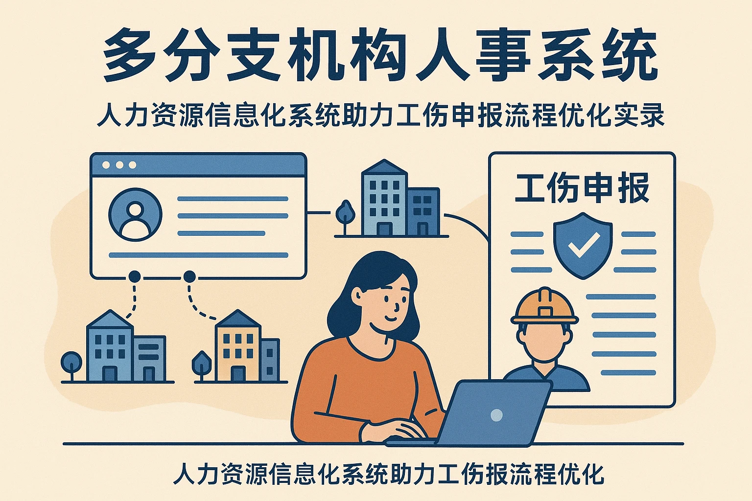 多分支机构人事系统：人力资源信息化系统助力工伤申报流程优化实录