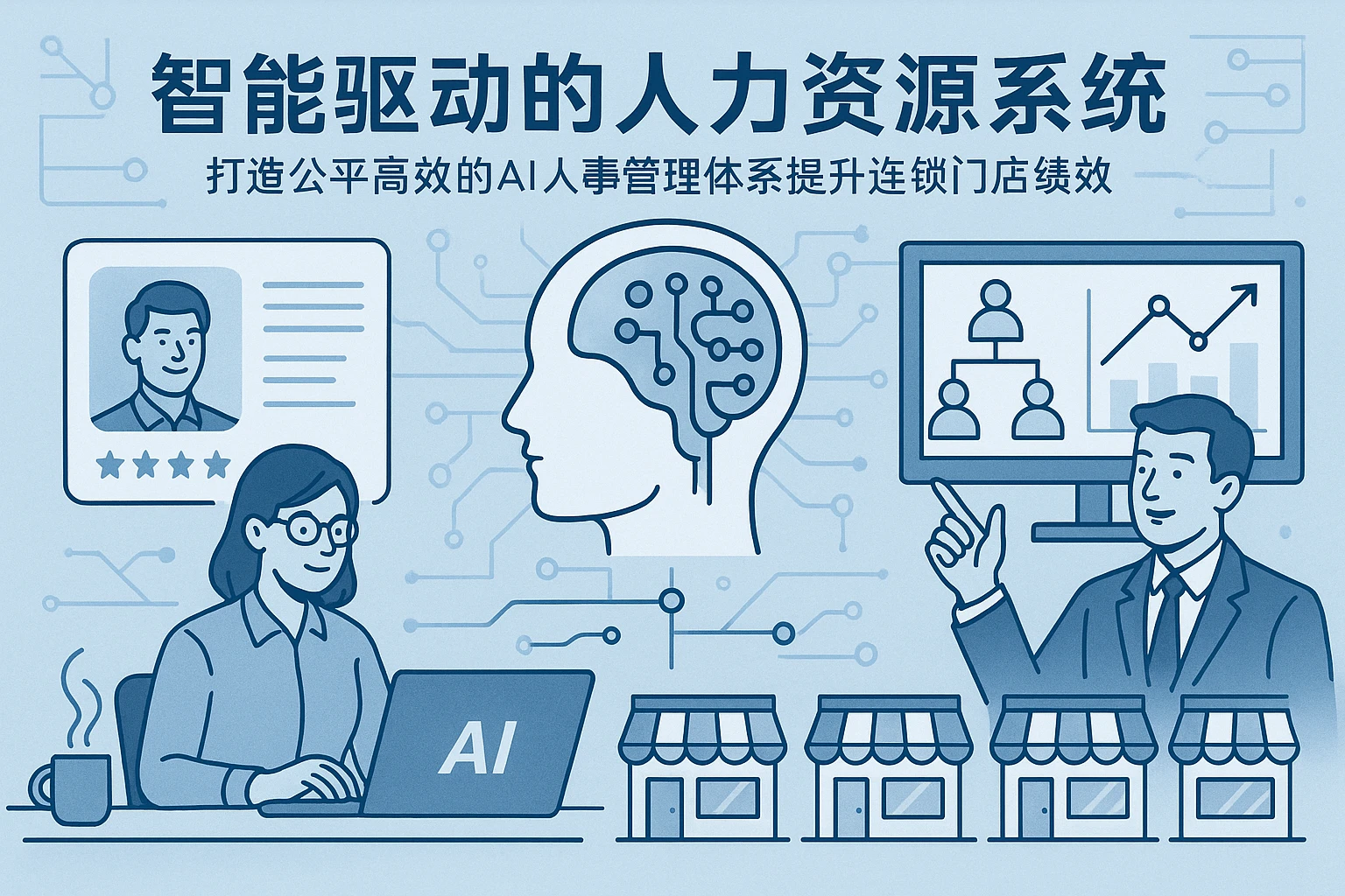 智能驱动的人力资源系统：打造公平高效的AI人事管理体系提升连锁门店绩效