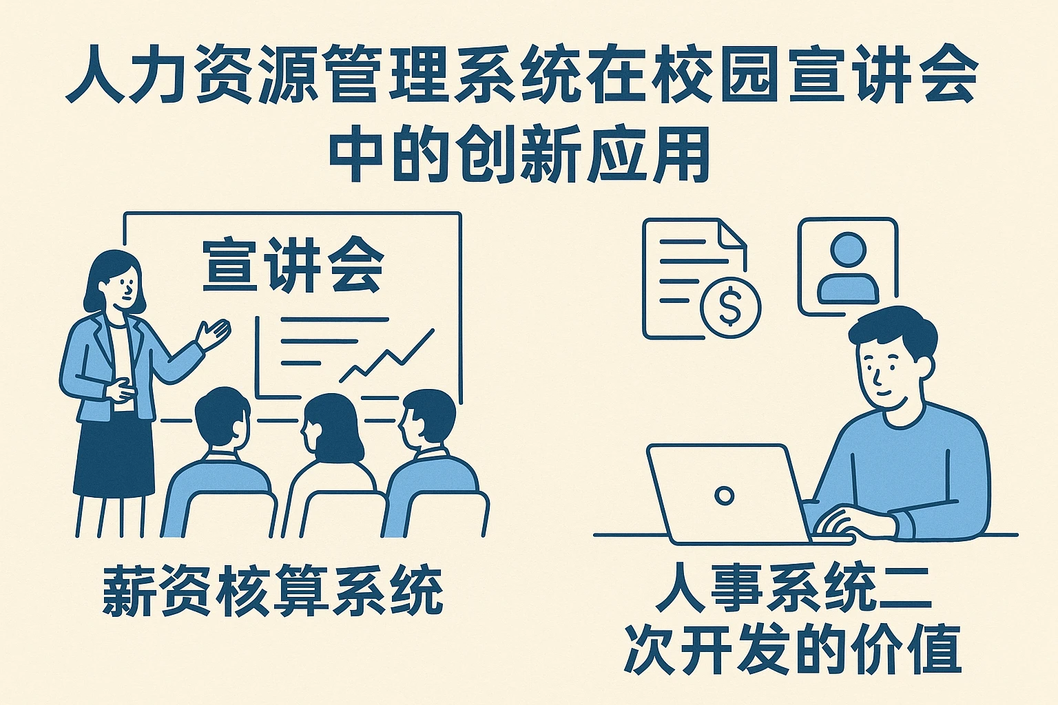 人力资源管理系统在校园宣讲会中的创新应用与薪资核算系统、人事系统二次开发的价值