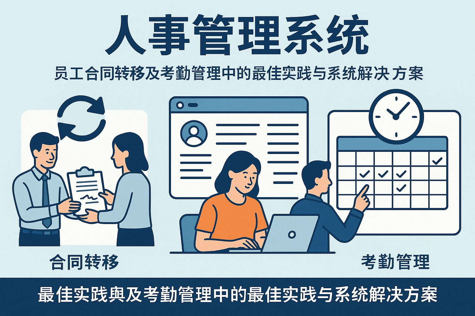 人事管理系统在员工合同转移及考勤管理中的最佳实践与系统解决方案