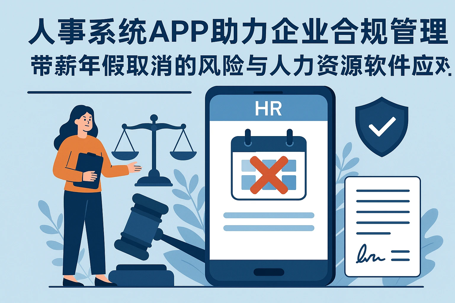 人事系统APP助力企业合规管理——带薪年假取消的风险与人力资源软件应对
